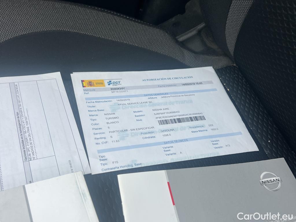  Nissan  Juke NISSAN  / 2014 / 5P / crossover G E6D-Temp 83 kW (112 CV) 5M/T ACENTA #9