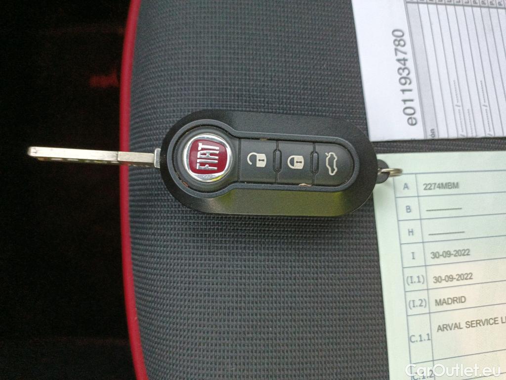  Fiat  500  Red 1.0 70CV MT6 E6d #2