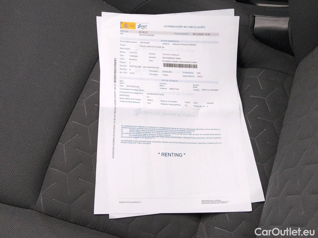  Toyota  Corolla TOYOTA  1.8 125H ACTIVE TECH E-CVT #23