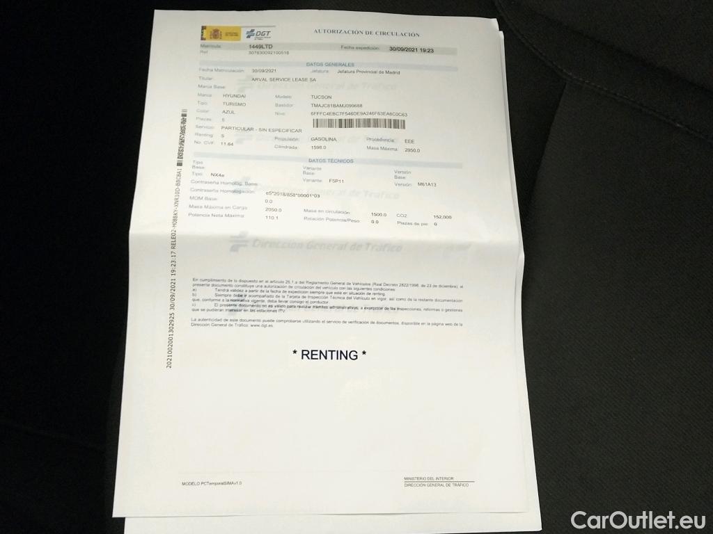  Hyundai  Tucson HYUNDAI  / 2020 / 5P / todoterreno 1.6 TGDI 110kW (150CV) Maxx #10