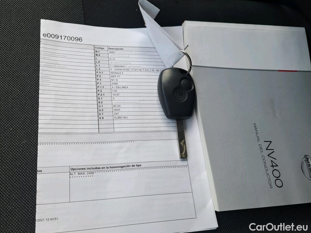  Nissan  NV400 NISSAN  / 2011 / 4P / furgón L2H2 3,5T 2.3dCi 110kW FWD Optima #37