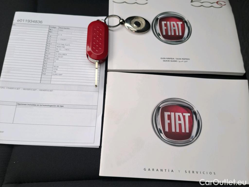  Fiat  500  Red 1.0 70CV MT6 E6d #1