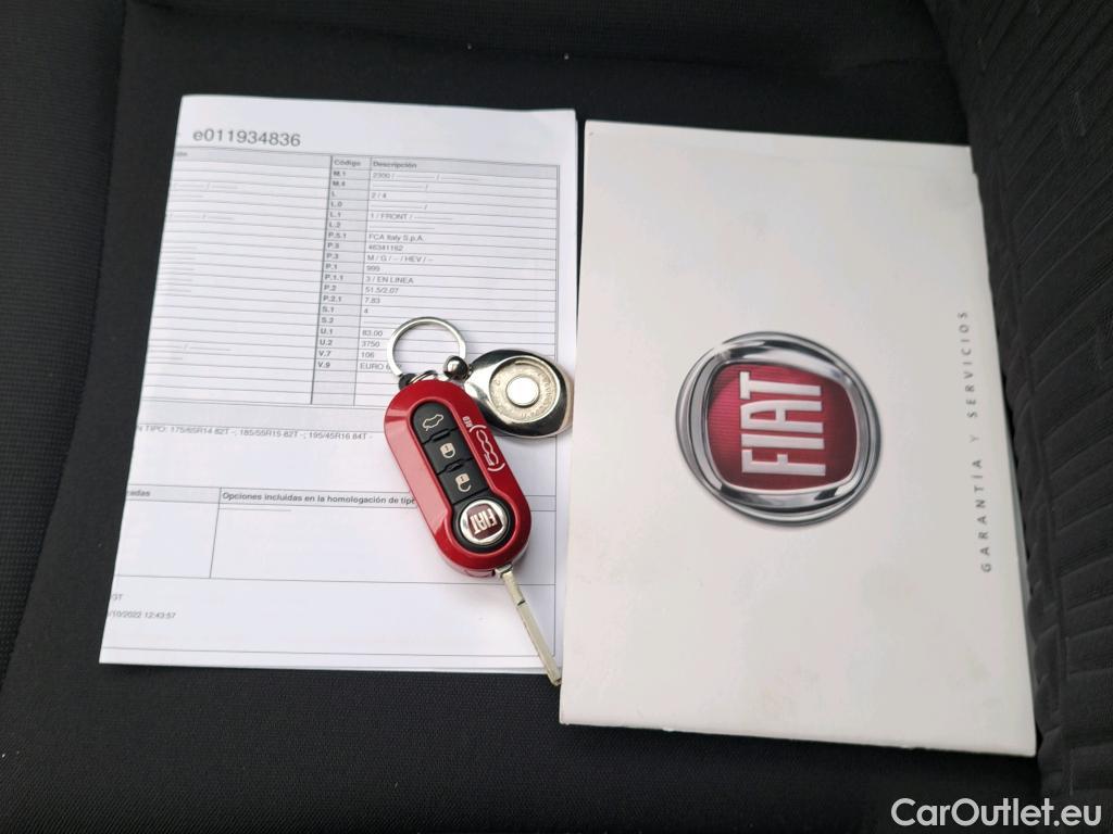  Fiat  500  Red 1.0 70CV MT6 E6d #5