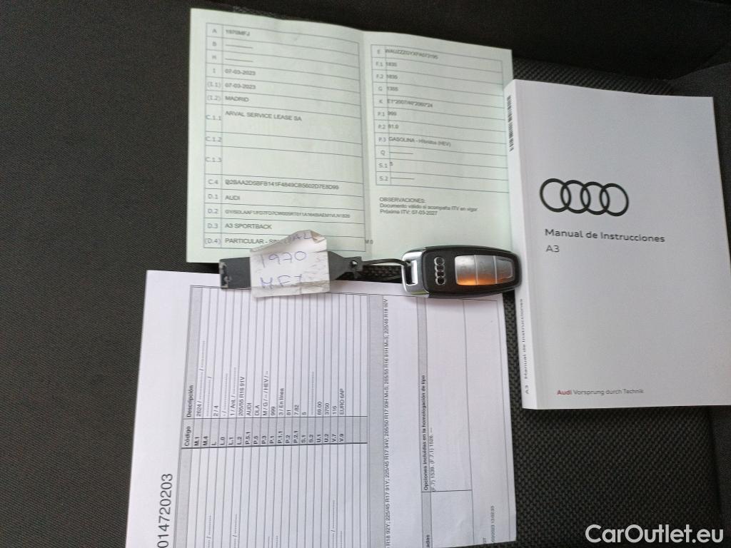  Audi  A3 AUDI  / 2020 / 5P / berlina con portón Sportback 30 TFSI 81kW (110CV) S tronic #1