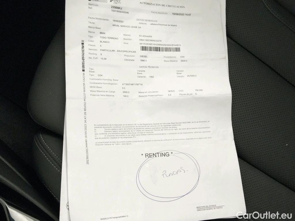  Bmw  X3 Serie  xDrive 20d M Sport 2.0 190CV AT8 #11