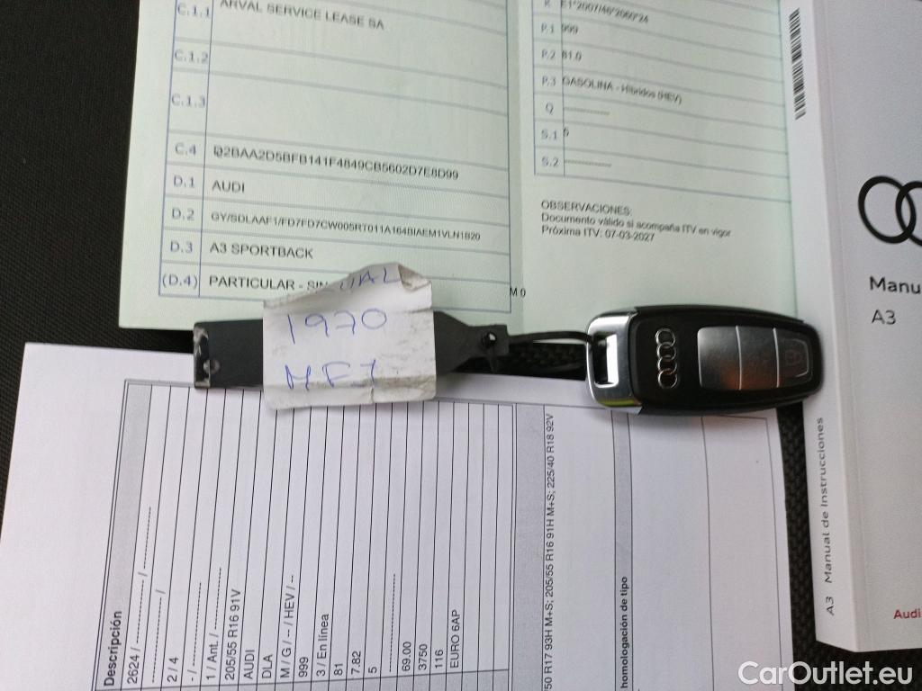  Audi  A3 AUDI  / 2020 / 5P / berlina con portón Sportback 30 TFSI 81kW (110CV) S tronic #2