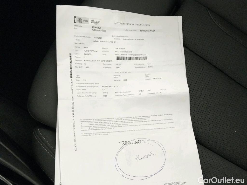  Bmw  X3 Serie  xDrive 20d M Sport 2.0 190CV AT8 #12