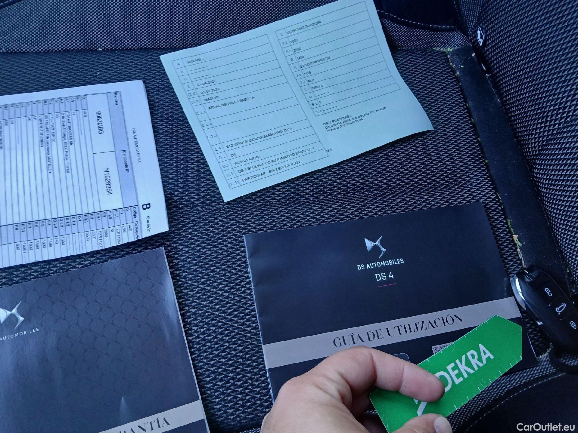  DS  DS4 DS DS 4 / 2021 / 5P / berlina con portón BlueHDi 130 auto BASTILLE + (AC) #1