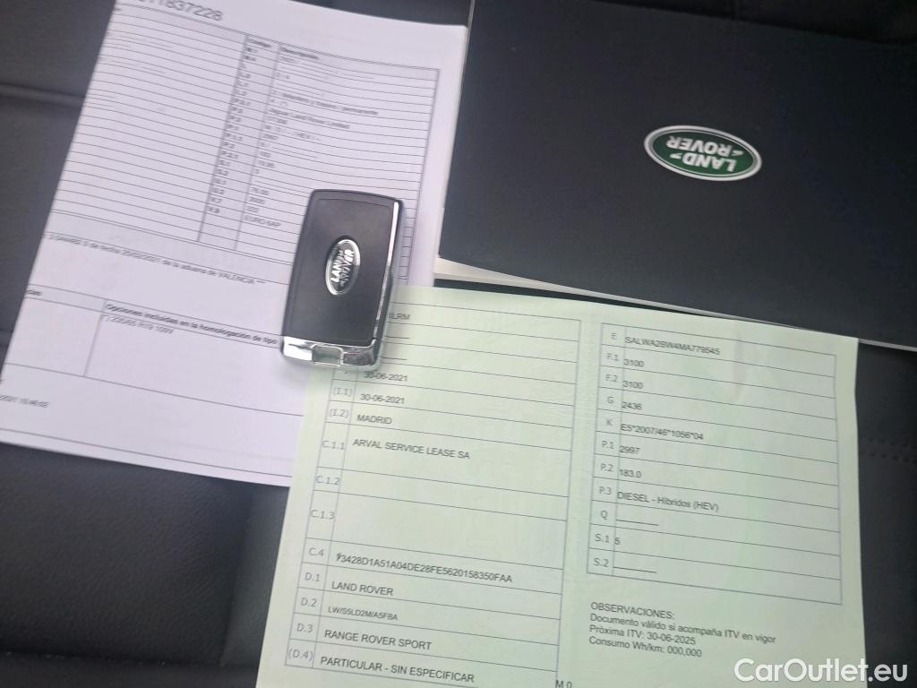  Land Rover  Range Rover Sport LAND ROVER  / 2017 / 5P / todoterreno 3.0D I6 183kW MHEV S AWD Auto. #2