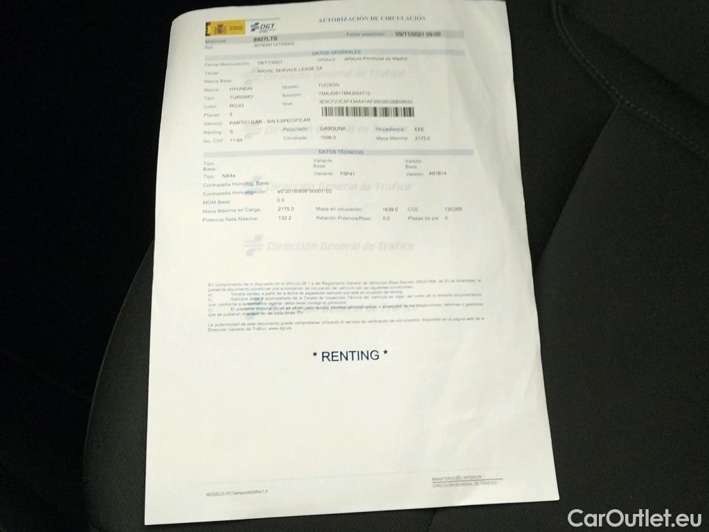  Hyundai  Tucson HYUNDAI  / 2020 / 5P / todoterreno 1.6 TGDI 169kW HEV Tecno Sky Auto #7