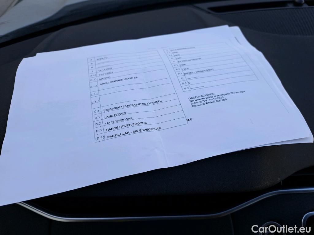  Land Rover  Range Rover LAND ROVER  Evoque / 2015 / 5P / todoterreno 2.0 D163 AUTO 4WD MHEV #8