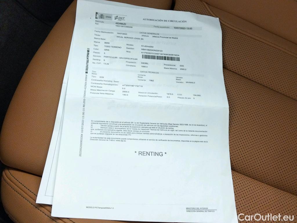  Bmw  X3 Serie  xDrive 20d M Sport 2.0 190CV AT8 #6
