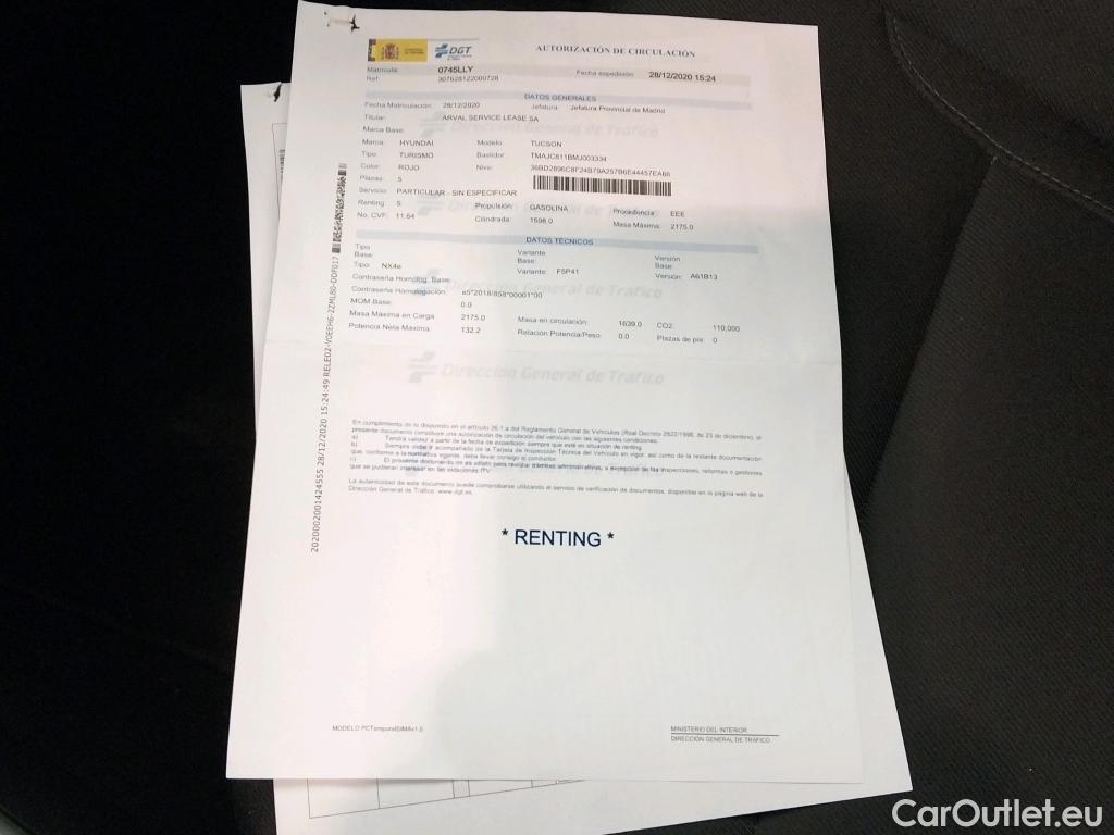  Hyundai  Tucson HYUNDAI  / 2020 / 5P / todoterreno 1.6 TGDI 169kW (230CV) HEV Maxx Auto #9