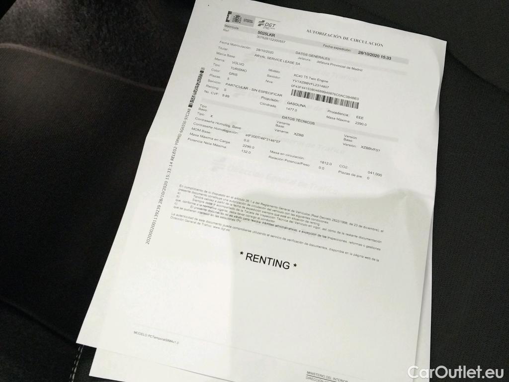  Volvo  XC 40 VOLVO XC40 / 2017 / 5P / todoterreno 1.5 T5 Twin Business Plus Auto #6