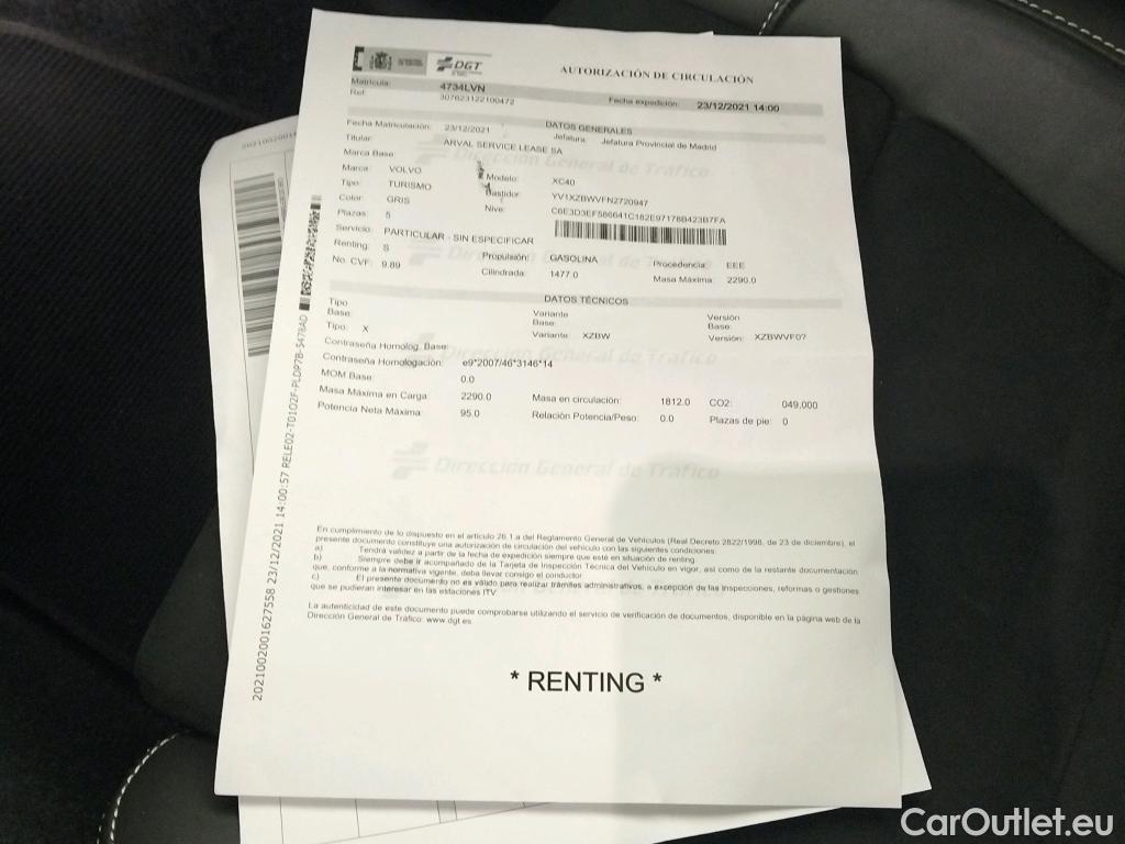  Volvo  XC 40 VOLVO XC40 / 2017 / 5P / todoterreno 1.5 T4 Twin Recharge R-Design Auto #21