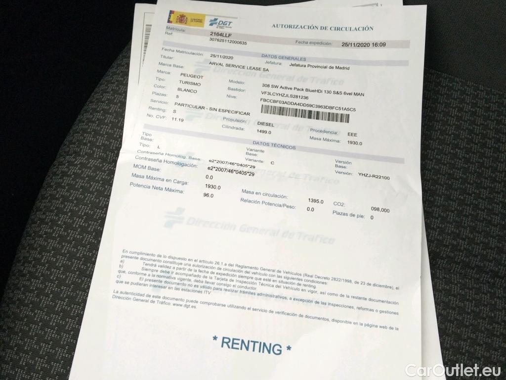  Peugeot  308 PEUGEOT  / 2017 / 5P / familiar SW Active Pack BlueHDi 130 S&S #12