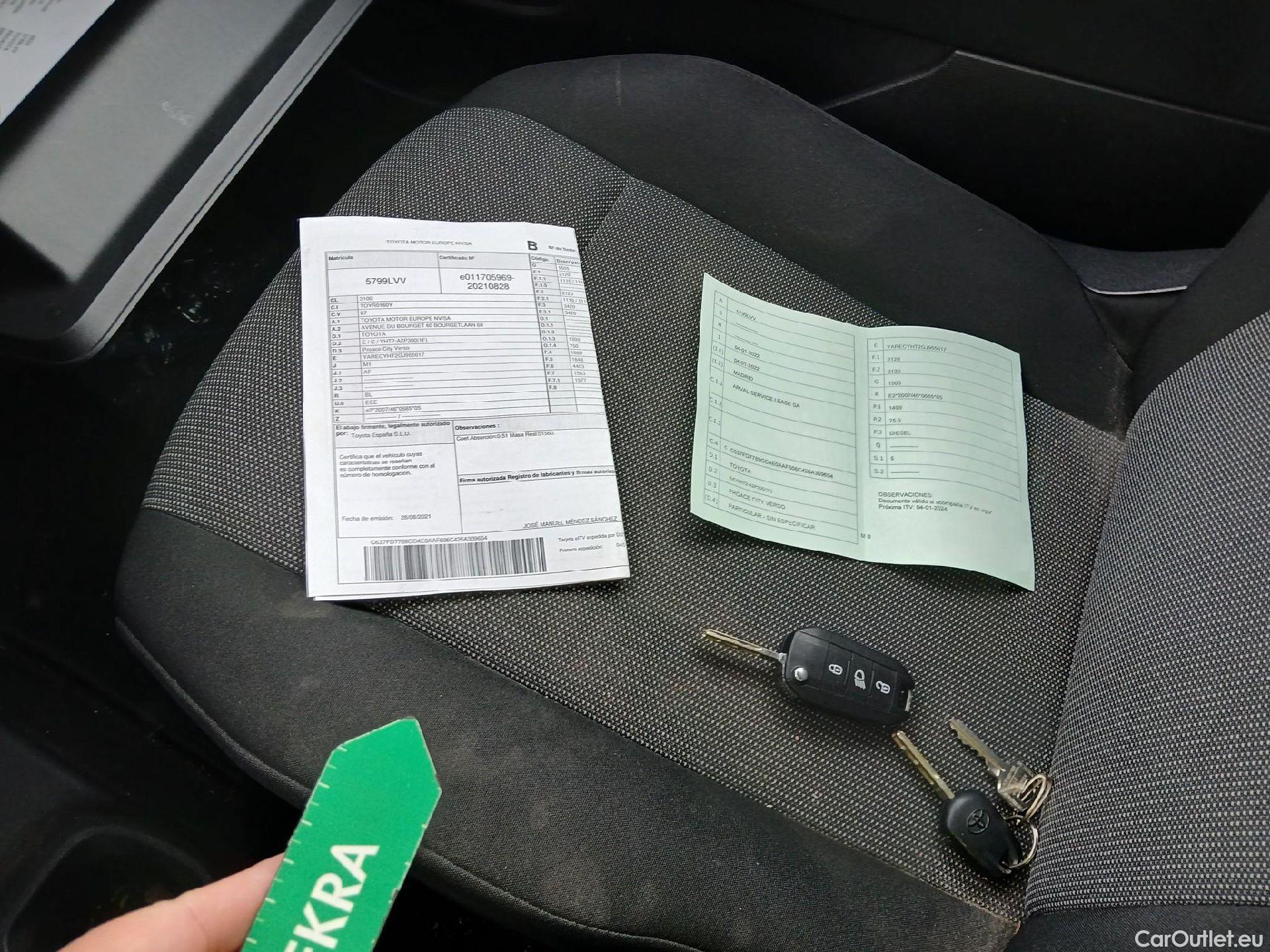  Toyota  Proace TOYOTA  CITY COMBI 1.5D 75kW (100CV) GX L1 #2