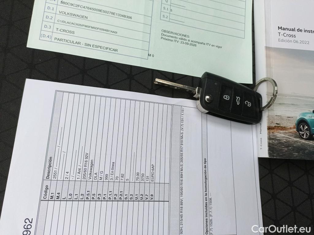  Volkswagen  T-CROSS  Advance 1.0 TSI 95CV MT5 E6d #2