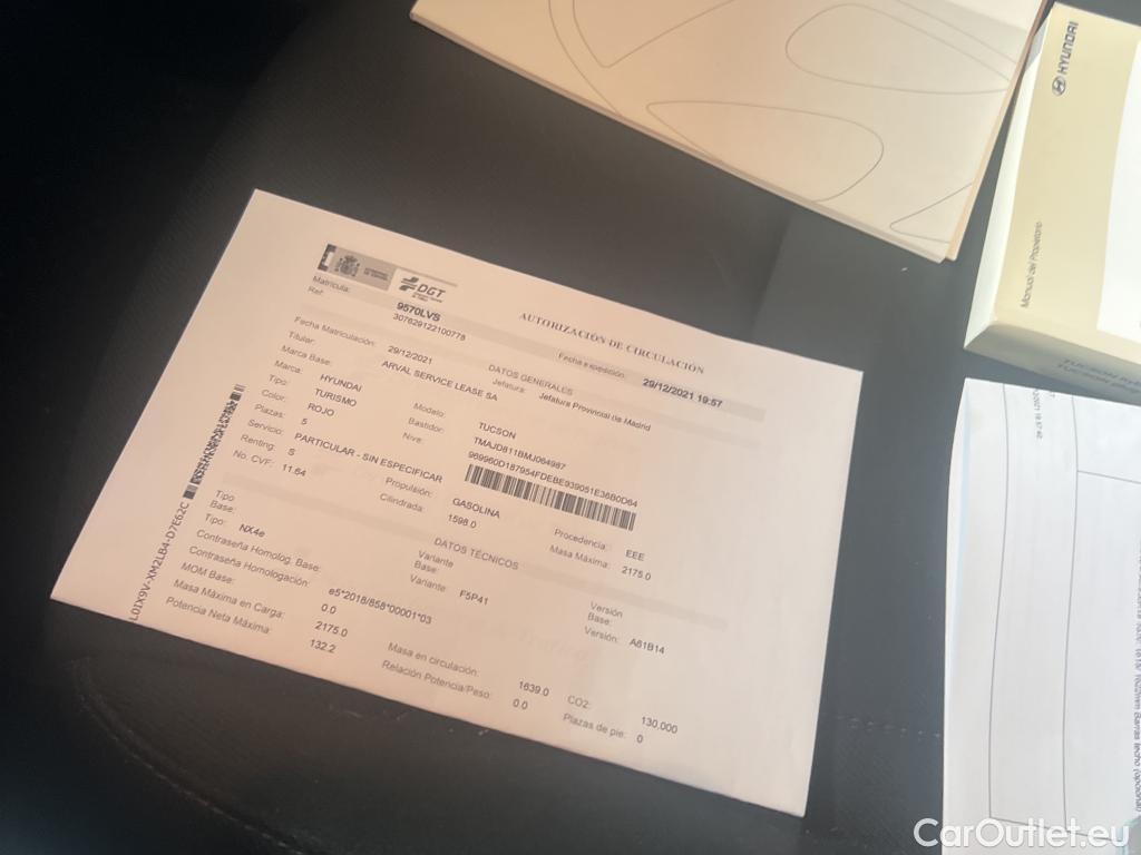  Hyundai  Tucson HYUNDAI  / 2020 / 5P / todoterreno 1.6 TGDI 169kW HEV Tecno Auto 2C #6
