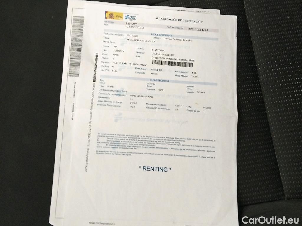  KIA  Sportage KIA  / 2022 / 5P / todoterreno 1.6 T-GDi MHEV 112kW (150CV) Drive 4X2 #19