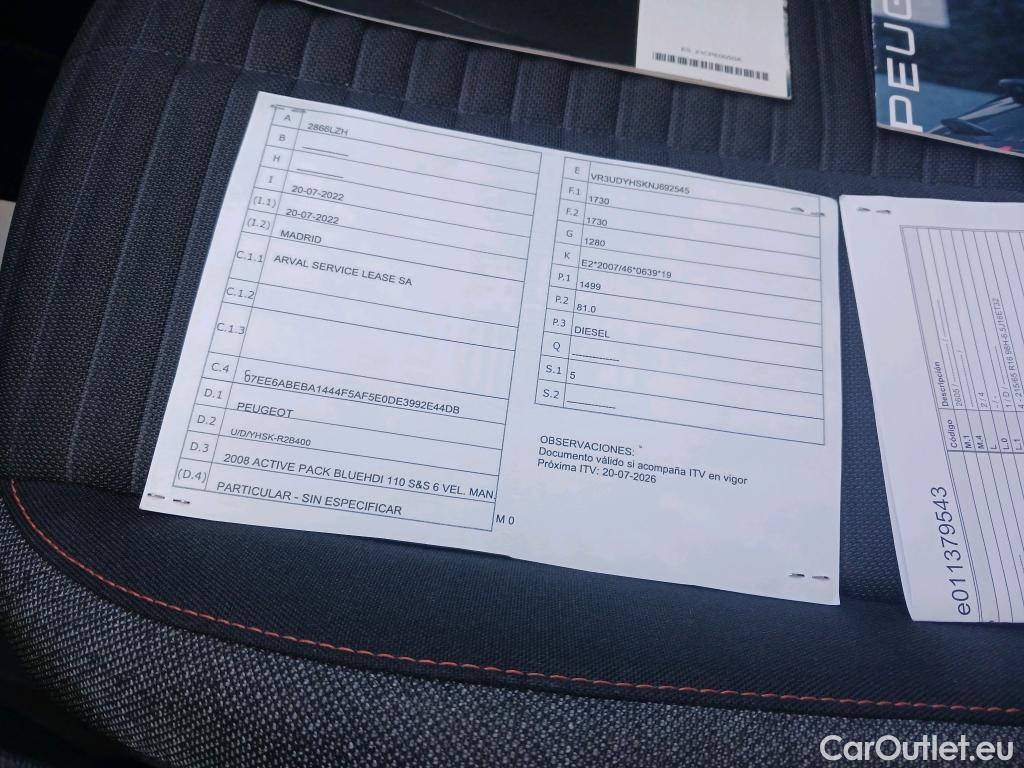  Peugeot  2008 PEUGEOT  / 2019 / 5P / todoterreno Active Pack BlueHDI 81kW (110CV) #10