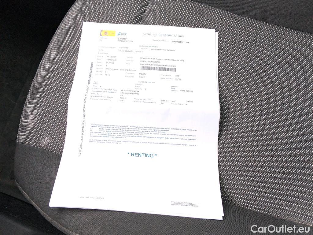  Peugeot  RIFTER PEUGEOT  / 2018 / 5P / combi Active Pack Business Std. BlueHDi 100 #14