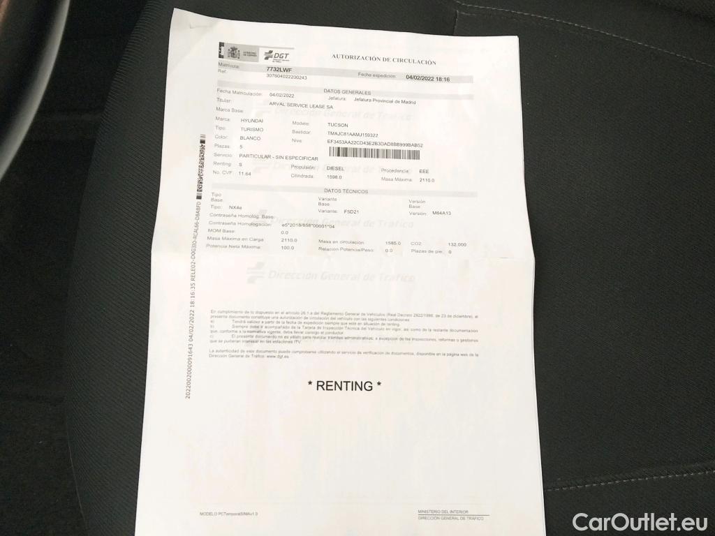  Hyundai  Tucson HYUNDAI  / 2020 / 5P / todoterreno 1.6 CRDI 100kW (136CV) 48V Maxx #6