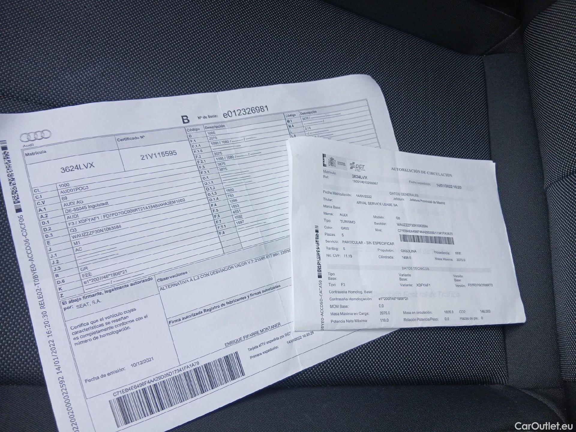  Audi  Q3 AUDI  / 2018 / 5P / todoterreno Advanced 35 TFSI 110kW (150CV) S tronic #1