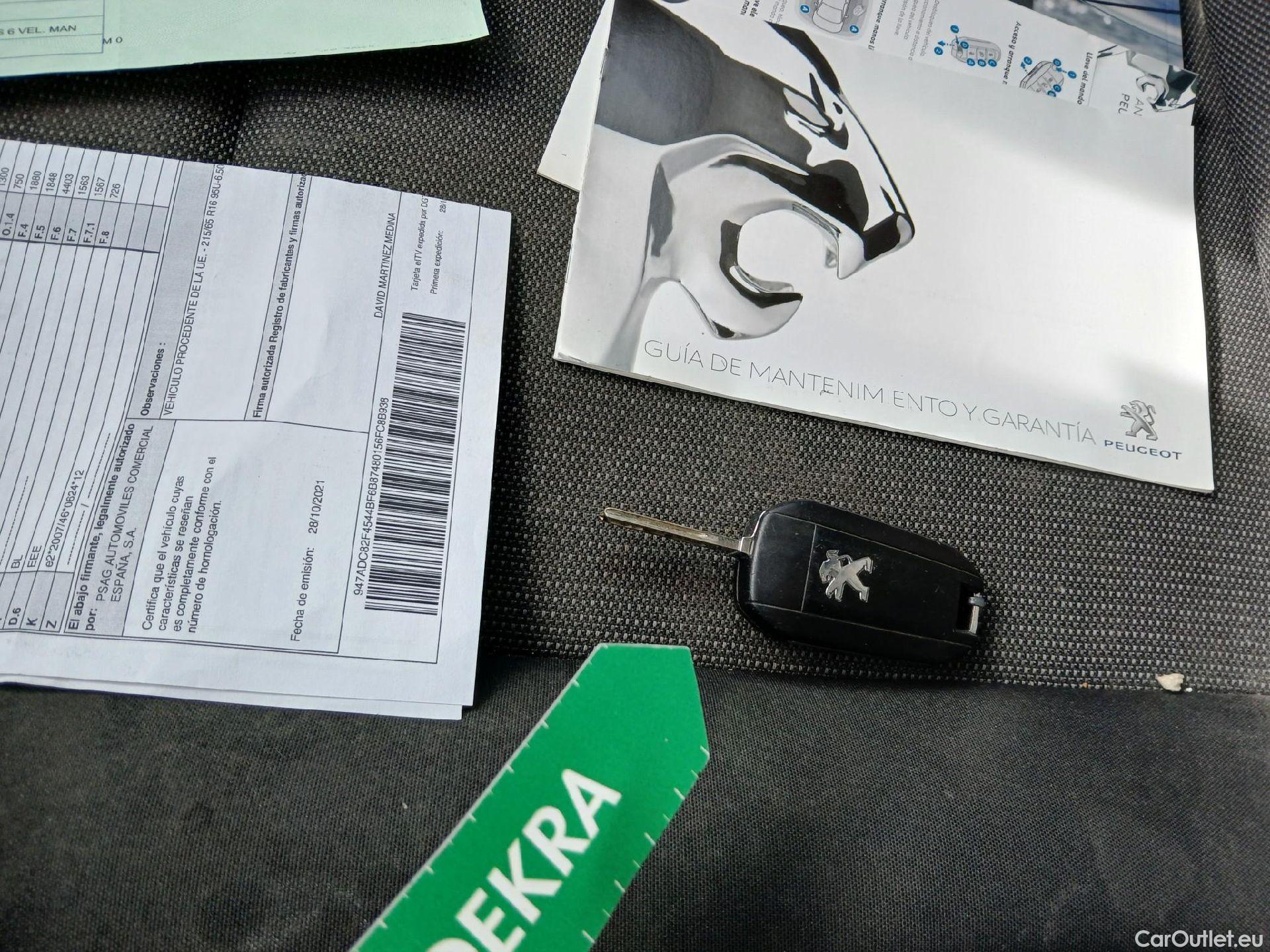  Peugeot  RIFTER PEUGEOT  / 2018 / 4P / combi Active Standard BlueHDi 73kW (IND) (CX2) #1