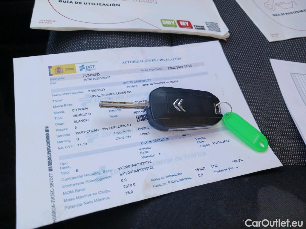  Citroen  Berlingo CITROEN  / 2018 / 4P / combi Talla M BlueHDi 100 S&S LIVE PACK BUSINE #1