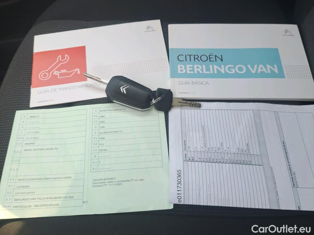  Citroen  Berlingo CITROEN  / 2018 / 3P / furgón derivado de turismo Talla M BlueHDi 100 CONTROL #3