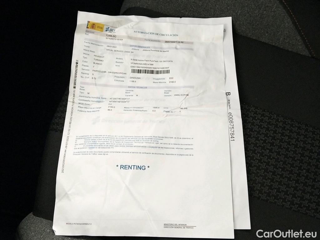  Peugeot  5008 PEUGEOT  / 2020 / 5P / todoterreno 1.2 PureTech 96KW S&S Active Pack EAT8 #10