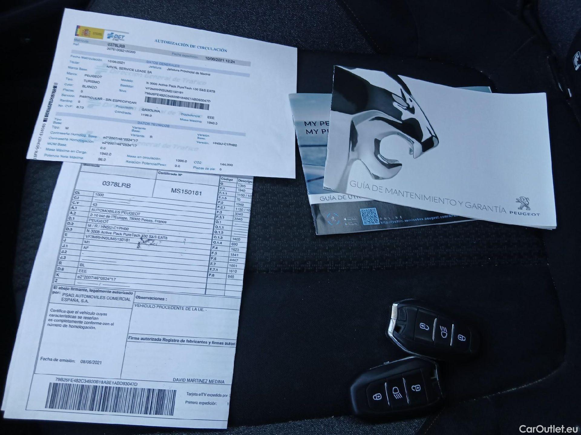  Peugeot  3008 PEUGEOT  / 2020 / 5P / todoterreno 1.2 PureTech 96KW S&S Active Pack EAT8 #1