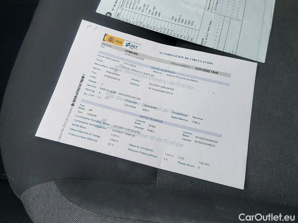  Land Rover  Discovery DACIA Duster / 2018 / 5P / furgón derivado de turismo Essential TCE 74kW(100CV) ECO-G 4X2 (furgón) #25