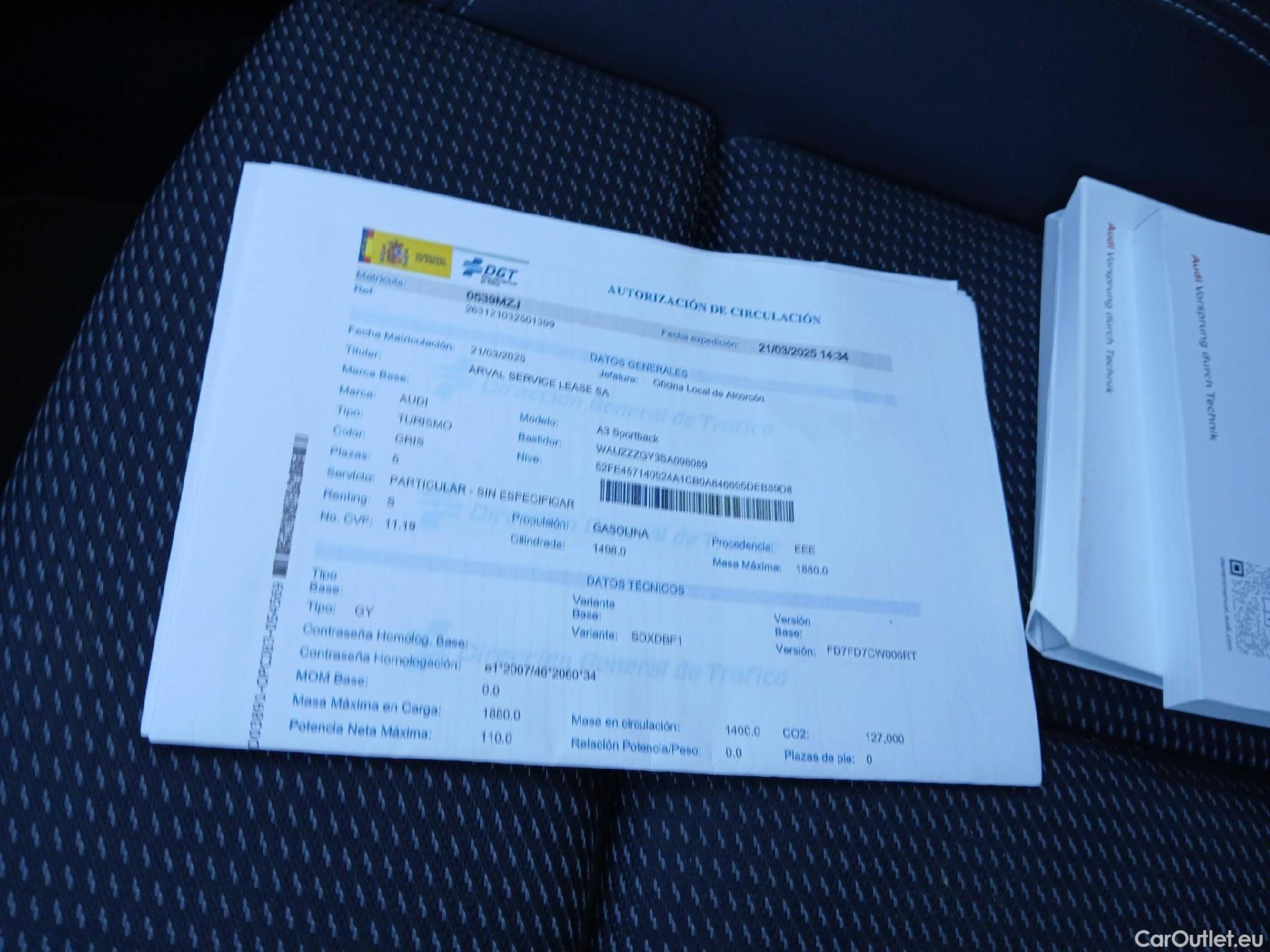  Audi  A3  Sportback 35 TFSI S line 1.5 TFSI #1