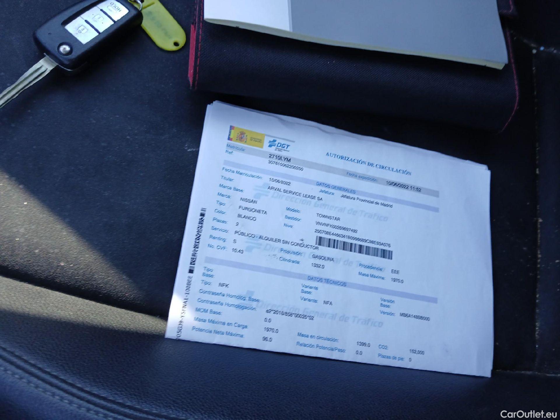  Nissan  Townstar NISSAN  / 2021 / 4P / furgón derivado de turismo 2 plazas 1.3G 96kW L1 Profesional #1