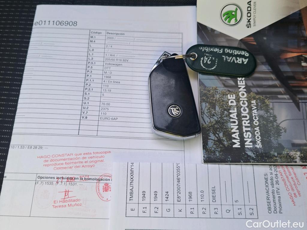  Skoda  Octavia SKODA  / 2020 / 5P / berlina con portón 2.0 TDI 110kW (150CV) Manual Ambition #2