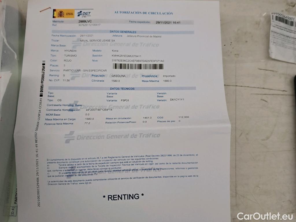  Hyundai  Konna HYUNDAI Kona / 2020 / 5P / todoterreno 1.6 GDI HEV Maxx DCT #10