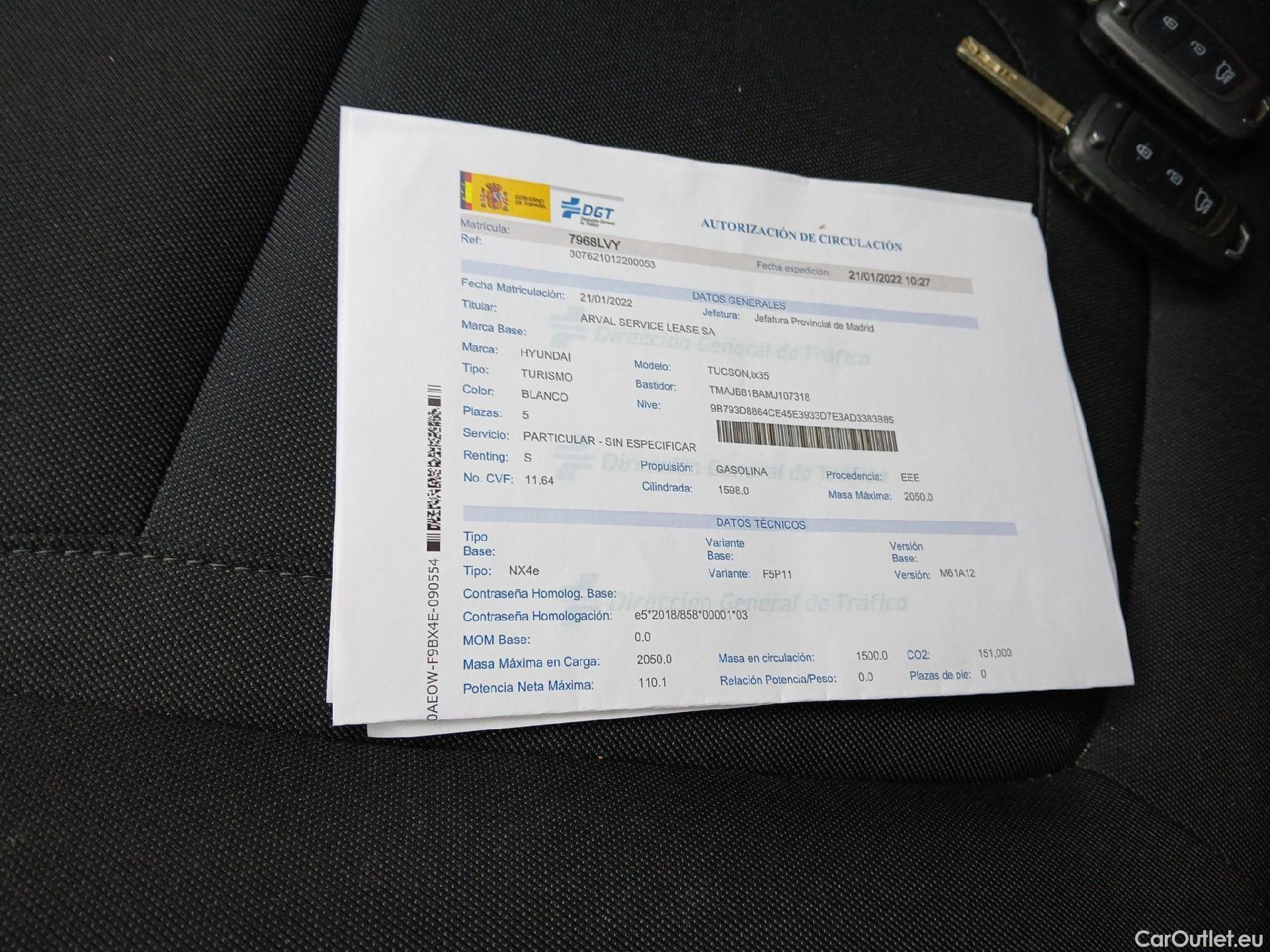  Hyundai  Tucson HYUNDAI  / 2020 / 5P / todoterreno 1.6 TGDI 110kW (150CV) Klass #2