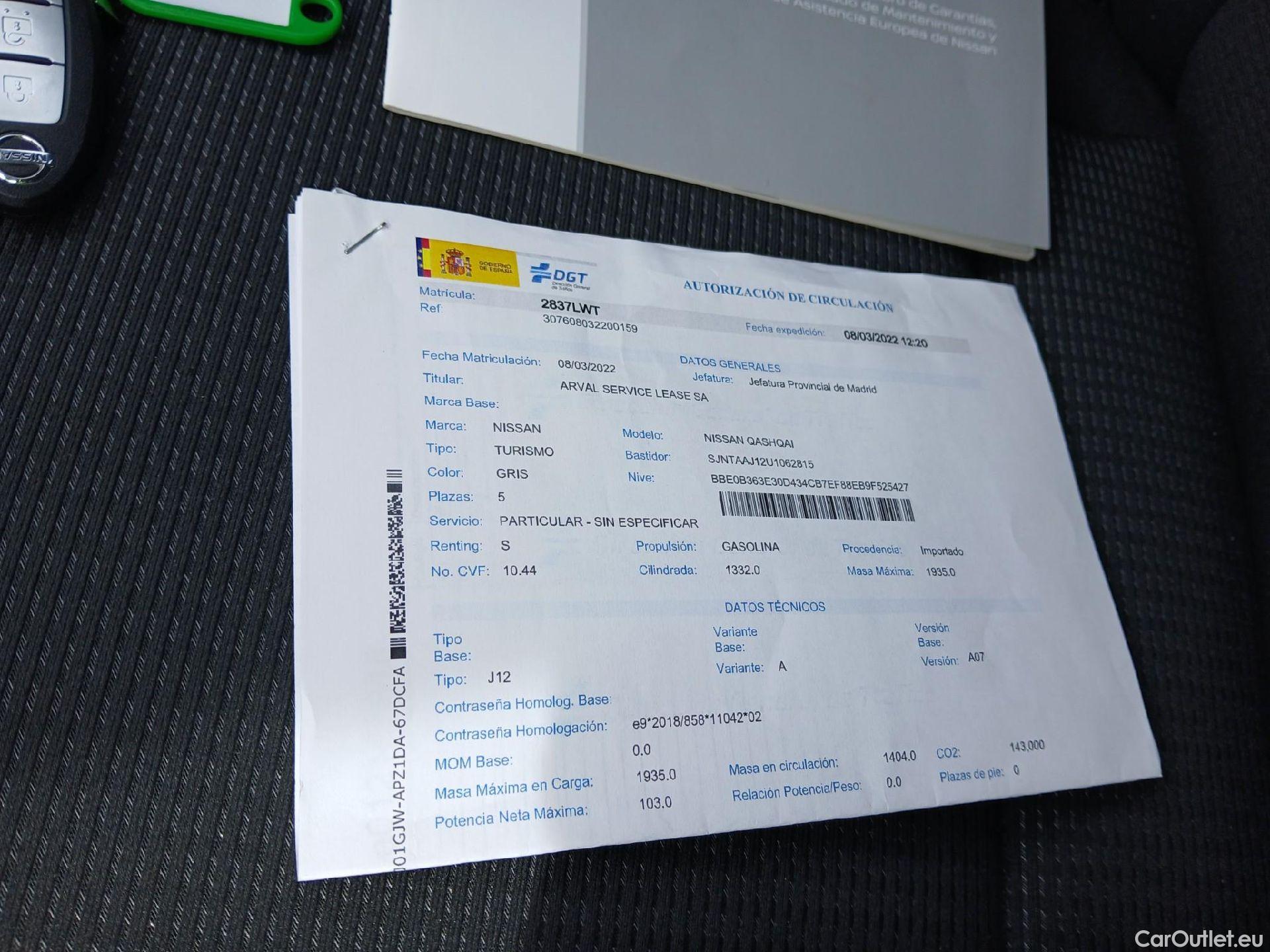  Nissan  Qashqai NISSAN  / 2021 / 5P / todoterreno DIG-T 103kW (140CV) mHEV 4x2 Acenta #2