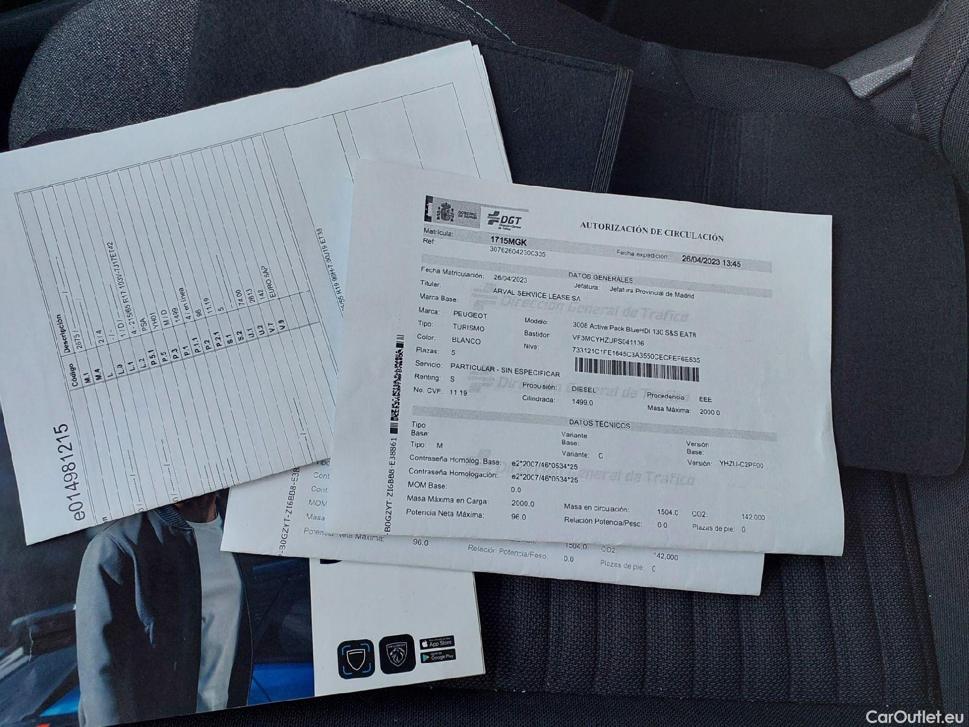  Peugeot  3008  Active Pack 1.5 HDi 130CV AT8 E6d #1