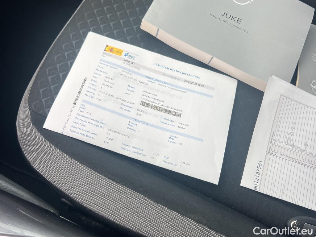  Nissan  Juke NISSAN  / 2019 / 5P / crossover DIG-T 84 kW (114 CV) 6M/T N-Connecta #8