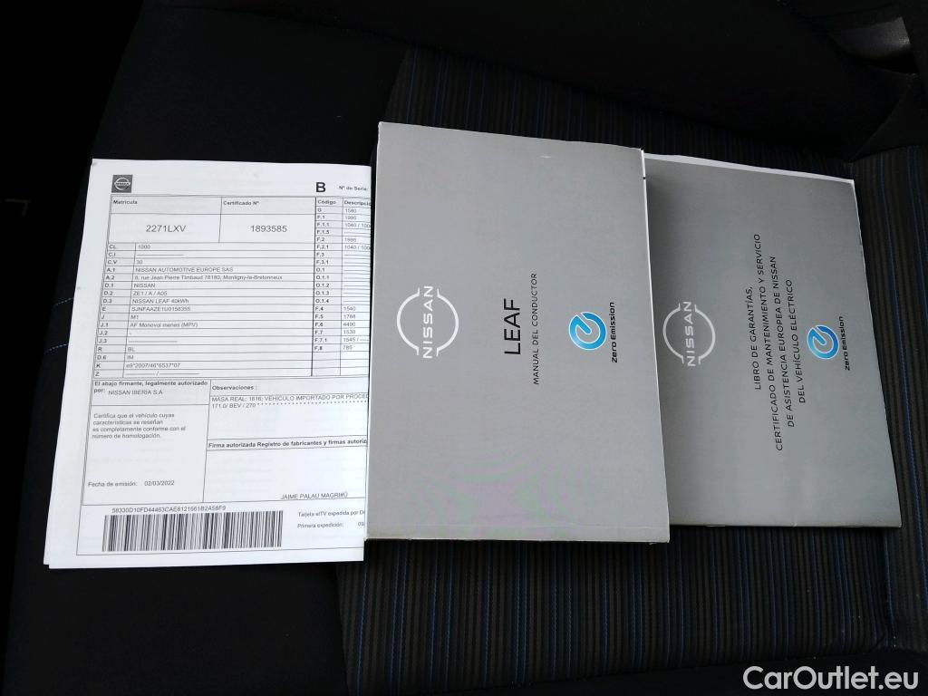  Nissan  Leaf NISSAN  / 2017 / 5P / berlina con portón 40kWh N-Connecta #7