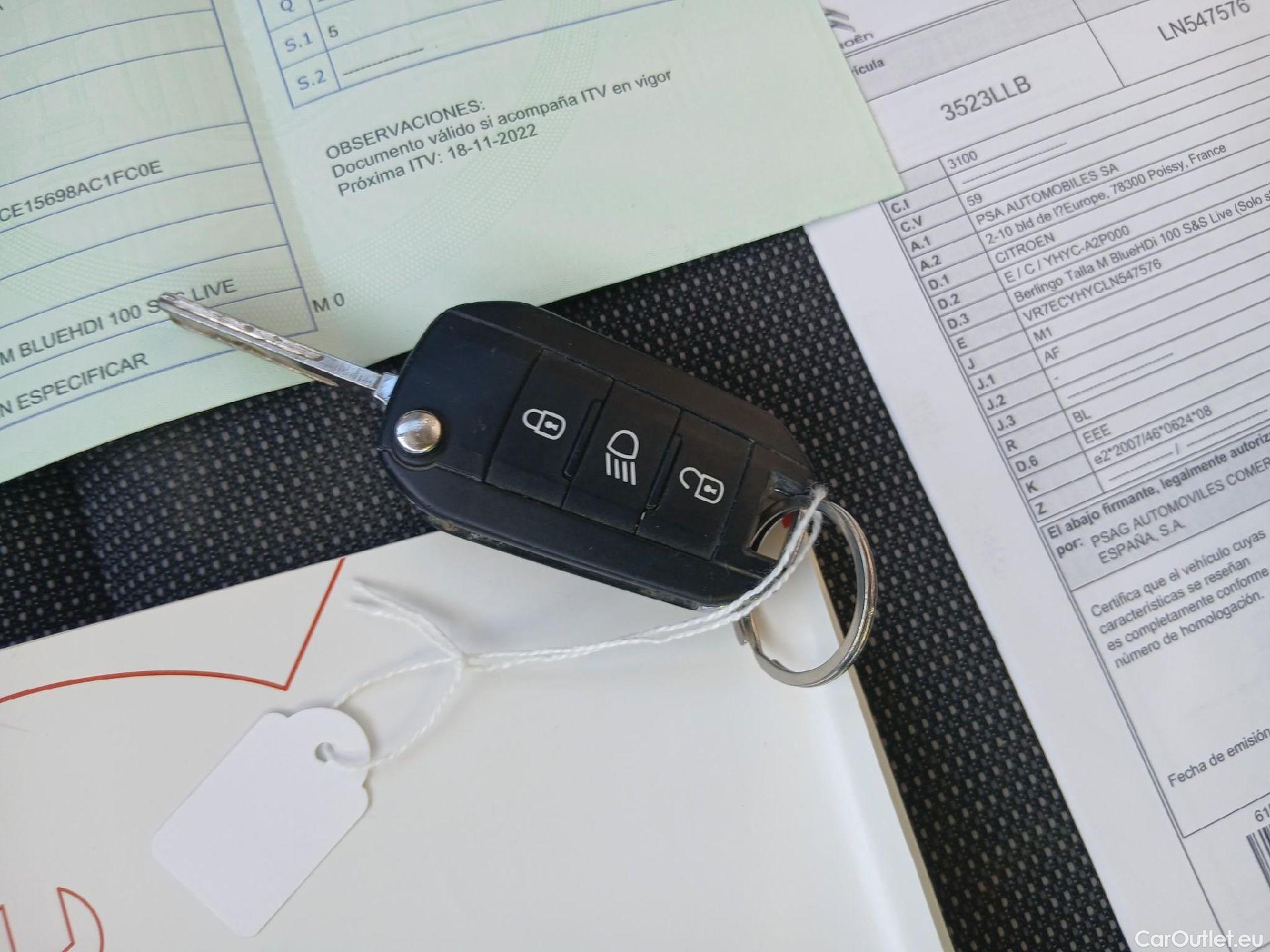  Citroen  Berlingo CITROEN  COMBI Talla M BlueHDi 100 S&S LIVE #1