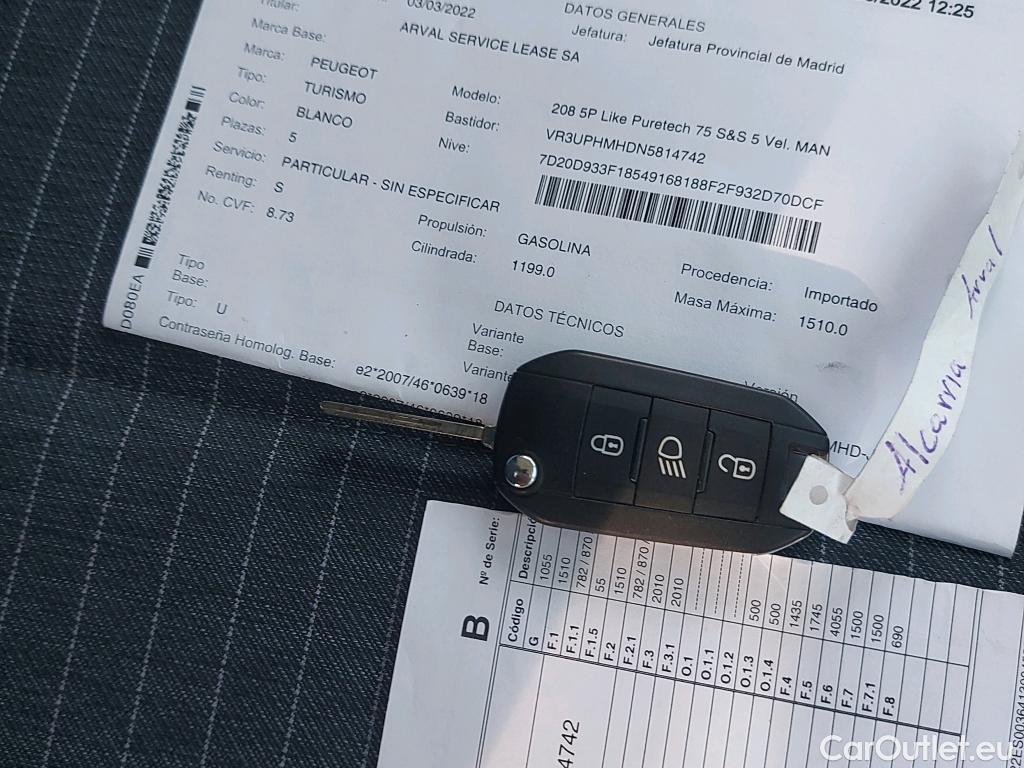  Peugeot  208 PEUGEOT  / 2019 / 5P / berlina con portón PureTech 55kW (75CV) Like #1