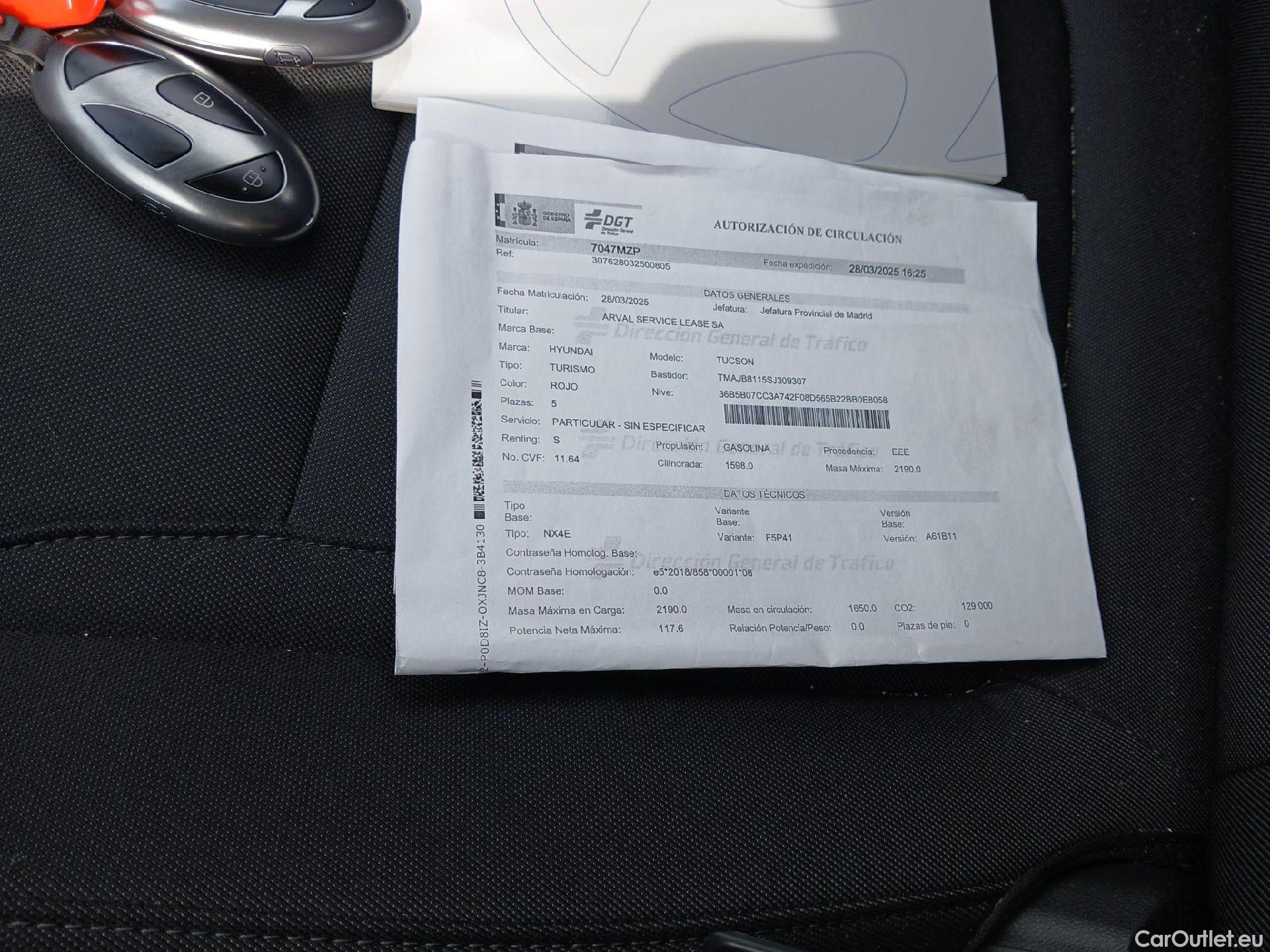  Hyundai  Tucson HYUNDAI  / 2024 / 5P / todoterreno 1.6T 158kW (215CV) HEV AT Klass #1