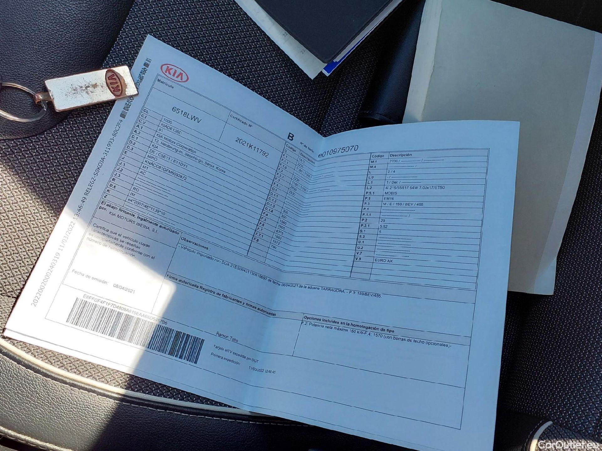  KIA  Niro KIA e- / 2016 / 5P / crossover e- 150kW Emotion (Long Range) #5