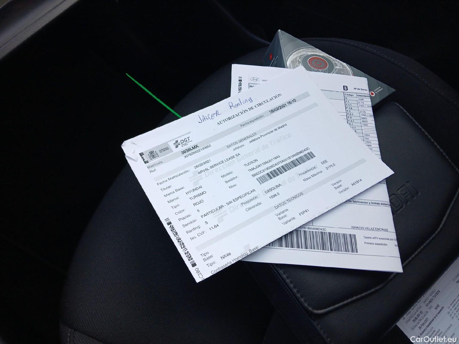  Hyundai  Tucson HYUNDAI  / 2020 / 5P / todoterreno 1.6 TGDI 169kW HEV Tecno Auto 2C #29