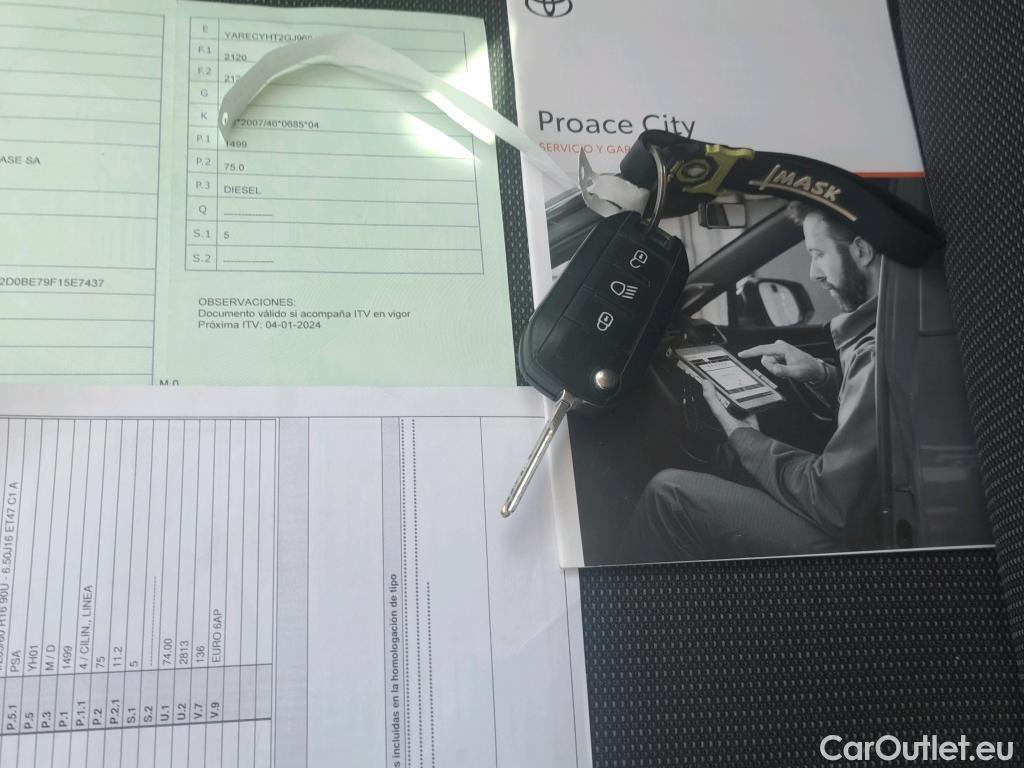  Toyota  Proace TOYOTA  City 1.5D 75kW (100CV) GX L1 (AC) #5