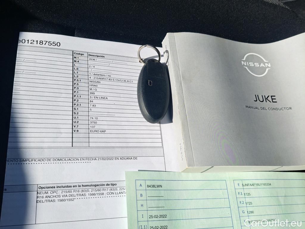  Nissan  Juke NISSAN  / 2019 / 5P / crossover DIG-T 84 kW (114 CV) DCT 7 V N-Connecta (AC2) #2